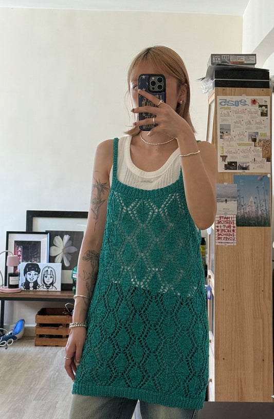 knit dress(green)(現貨)