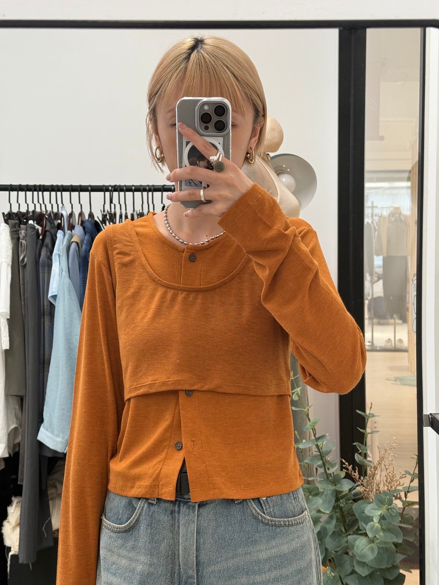 soft set top(brown/oat) (現貨)