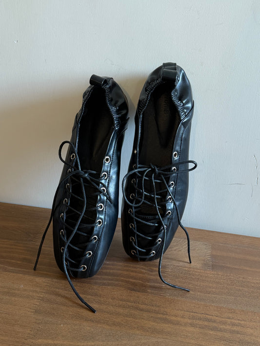 lace up ballet flats (230-250)