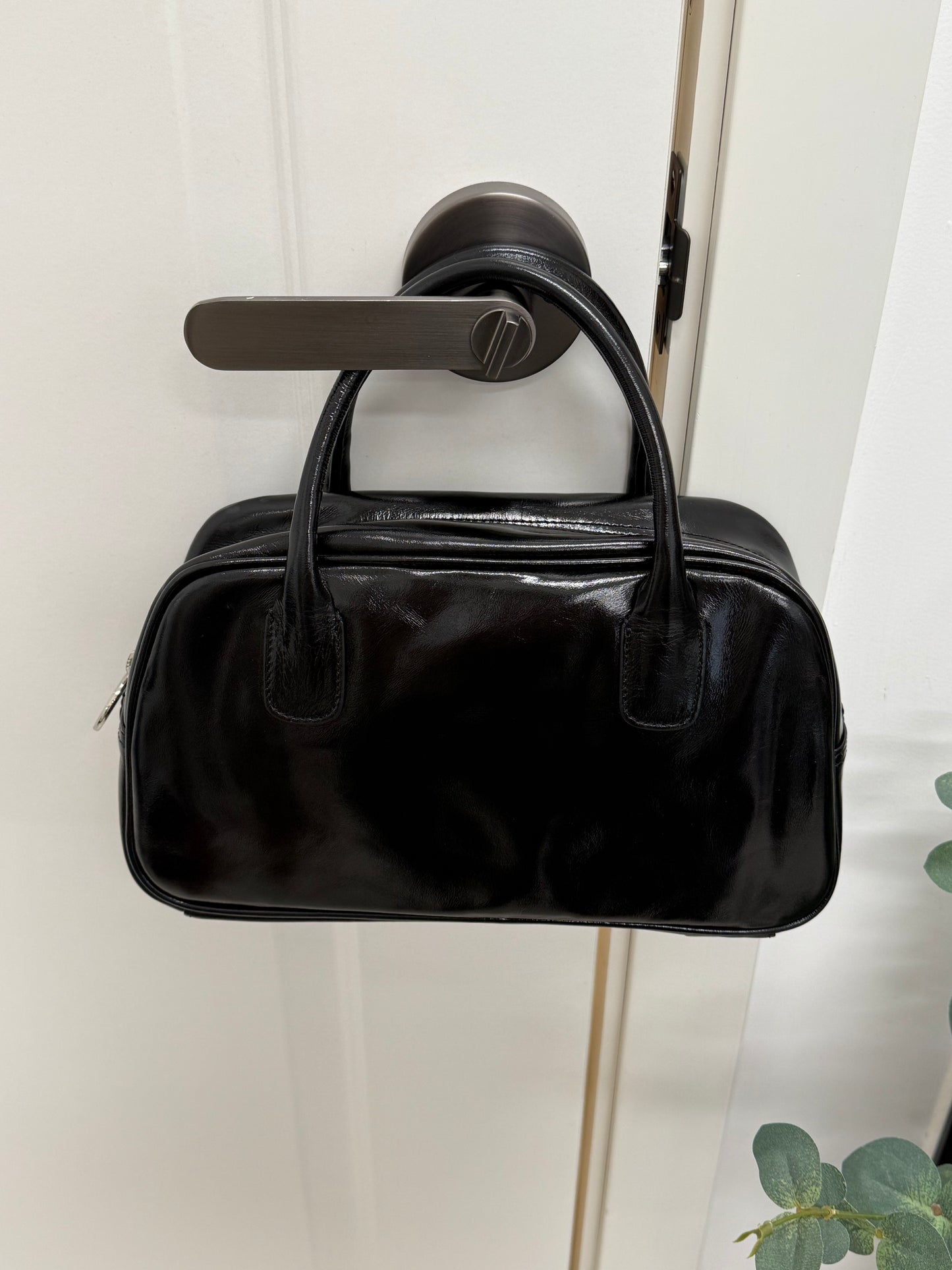 Boston bag(black/silver/butter/white)