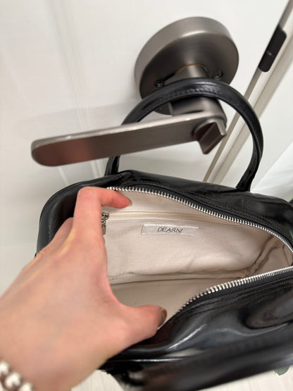 Boston bag(black/silver/butter/white)