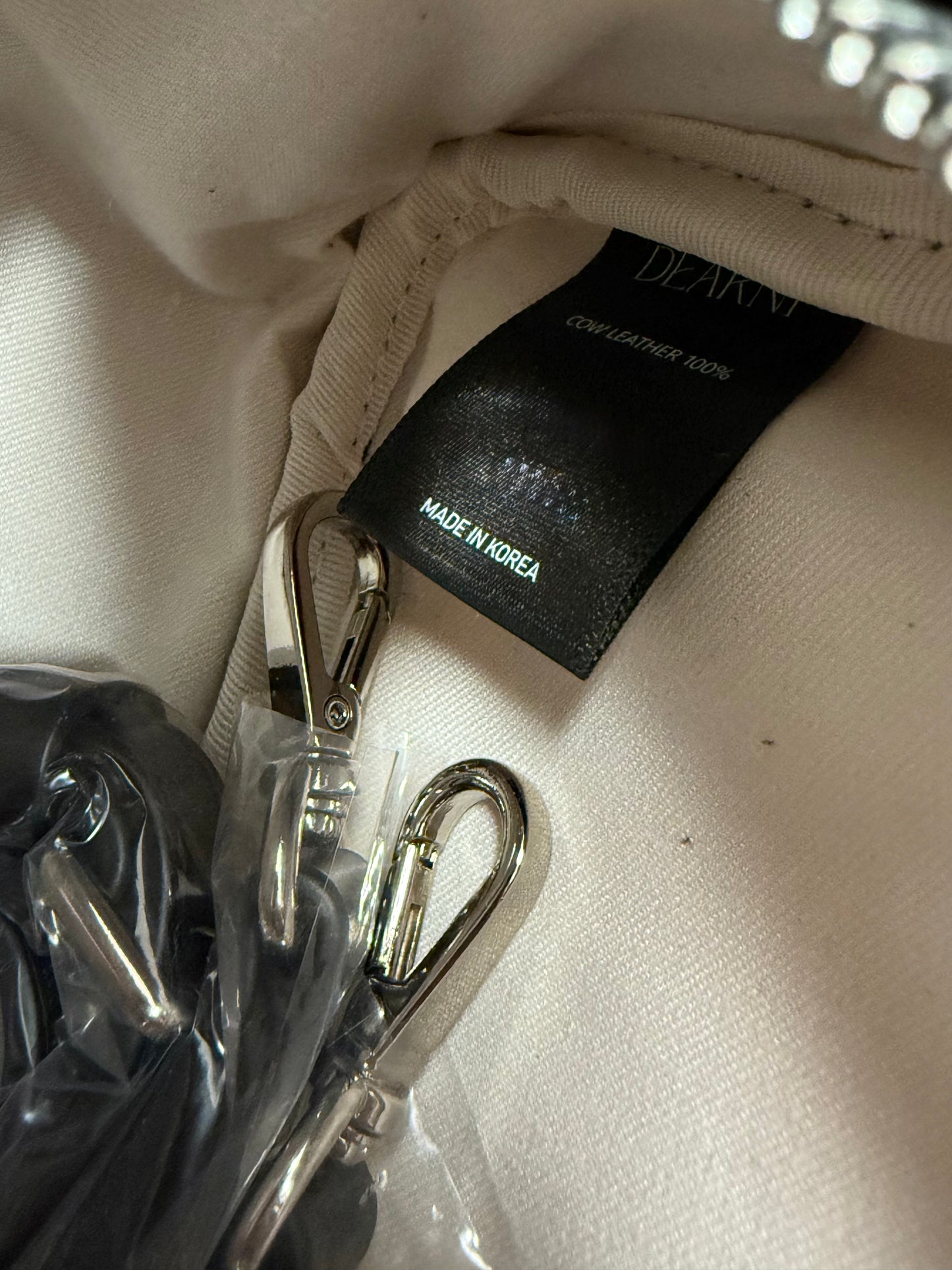 Boston bag(black/silver/butter/white)