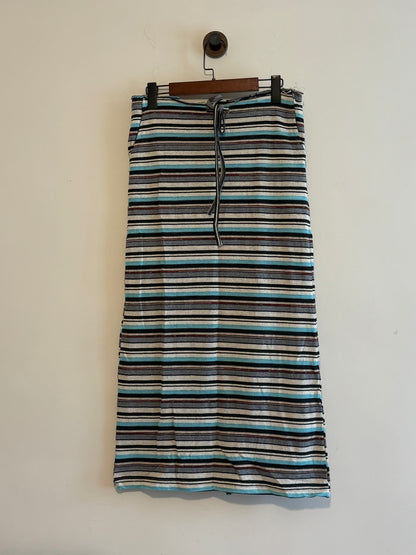 summer sale- striped skirt (blue)