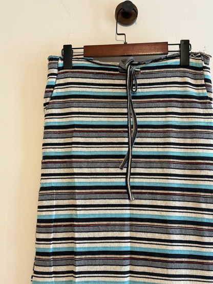 summer sale- striped skirt (blue)