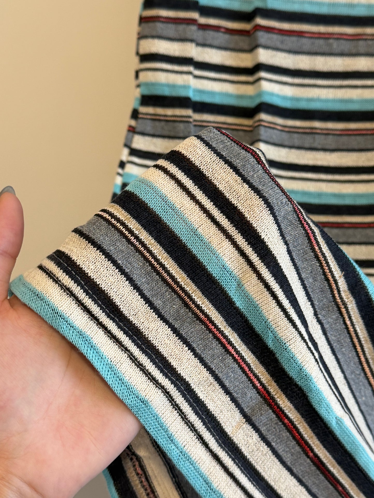 summer sale- striped skirt (blue)