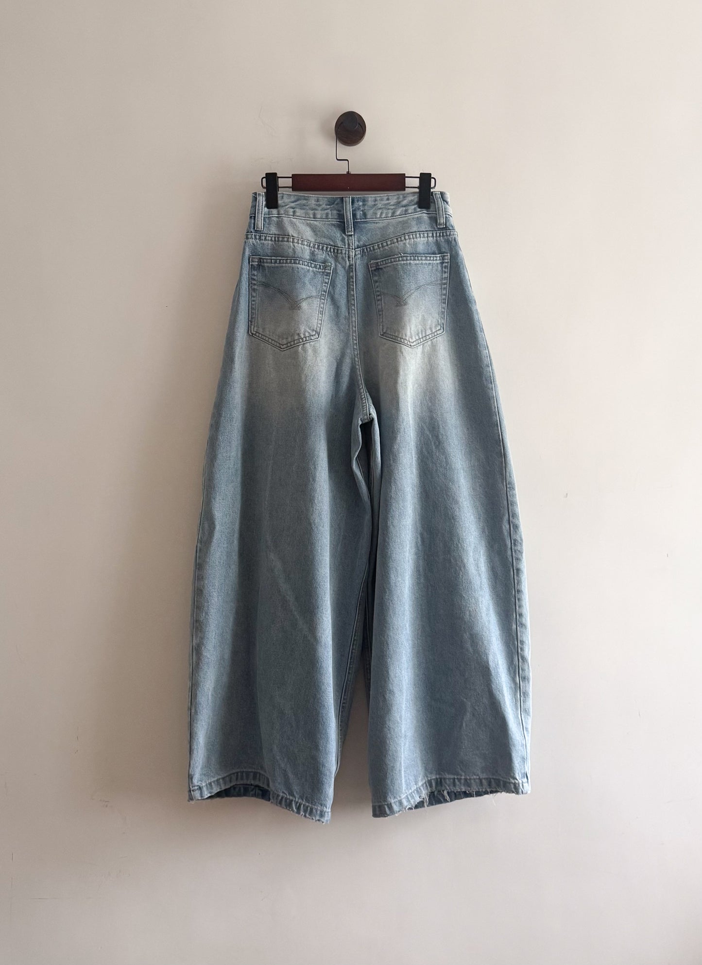 balloon jeans(beige/blue/white)