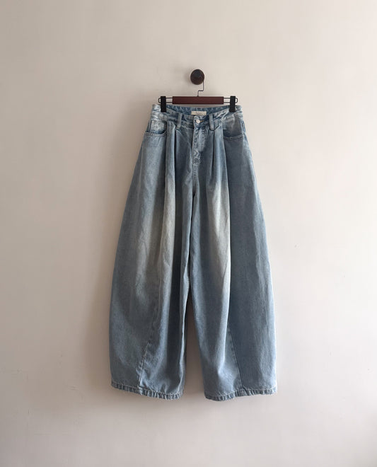 balloon jeans(beige/blue/white)