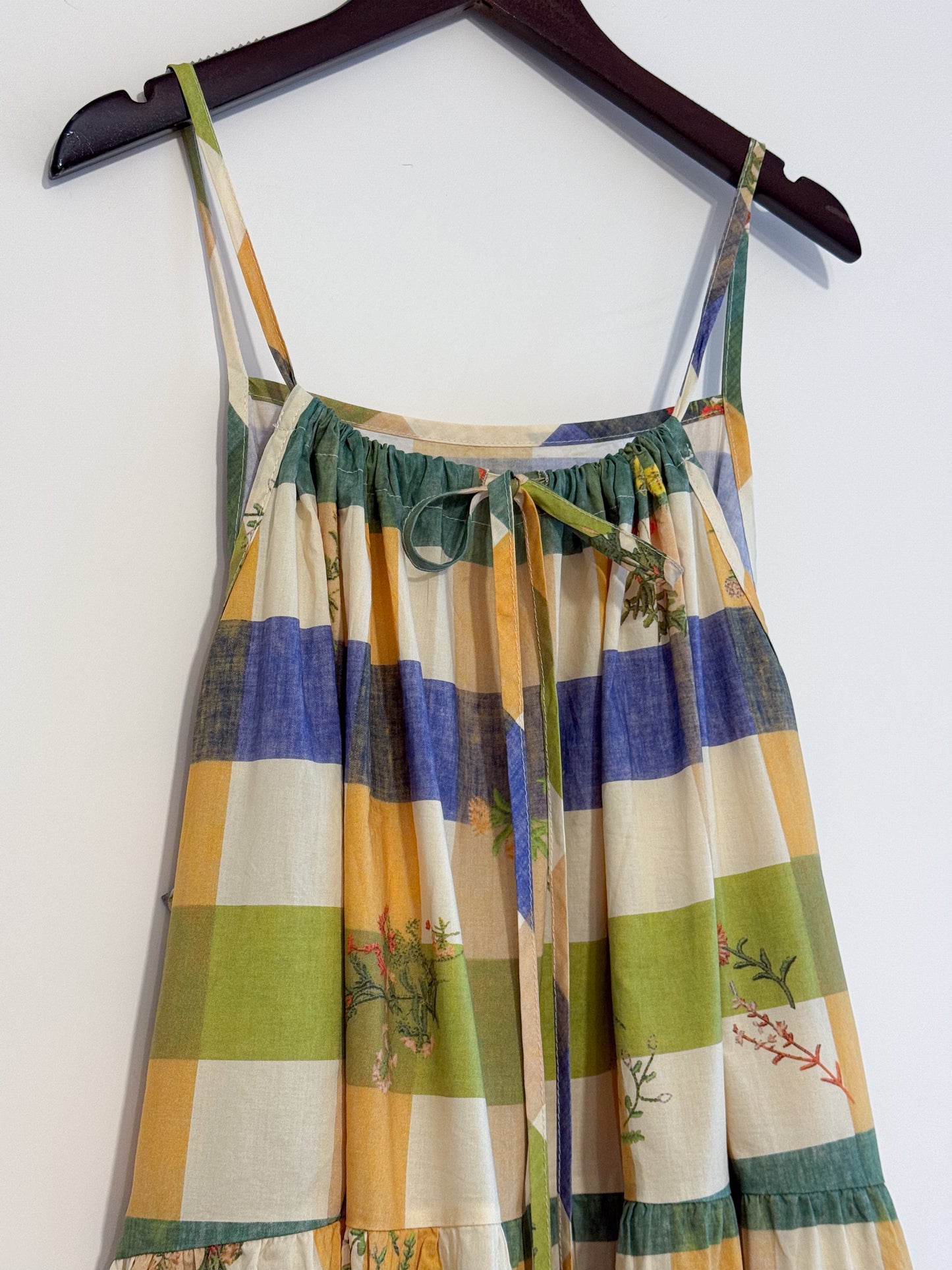 picnic dress(green/blue) 店主推介！高質 兩色現貨