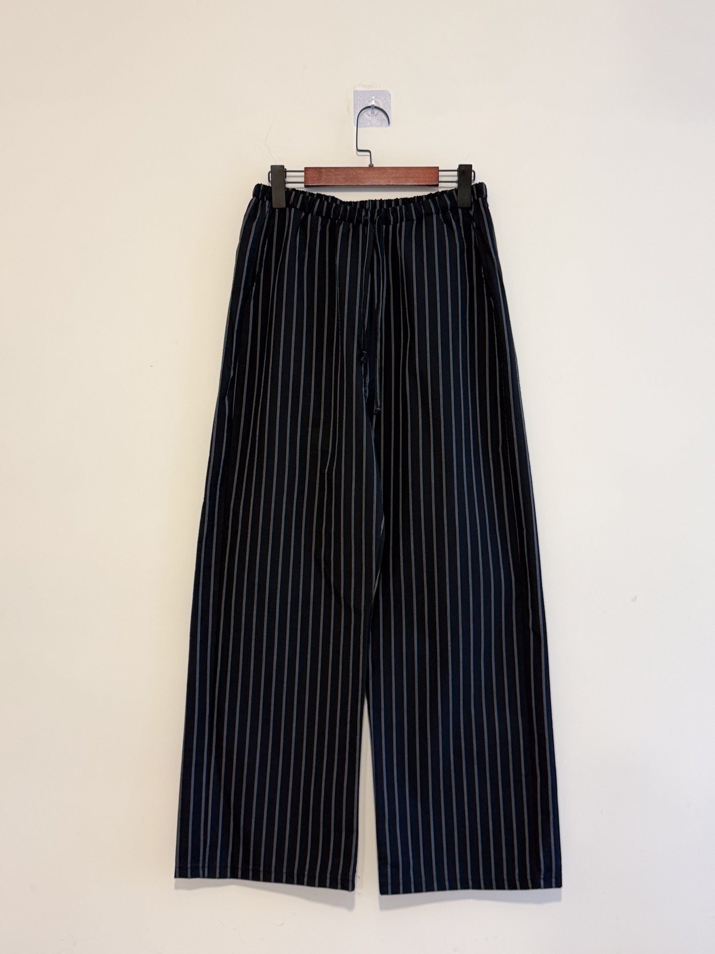 summer striped wide pants(black/brown) 現貨