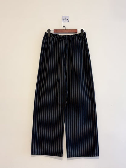 summer striped wide pants(black/brown) 現貨