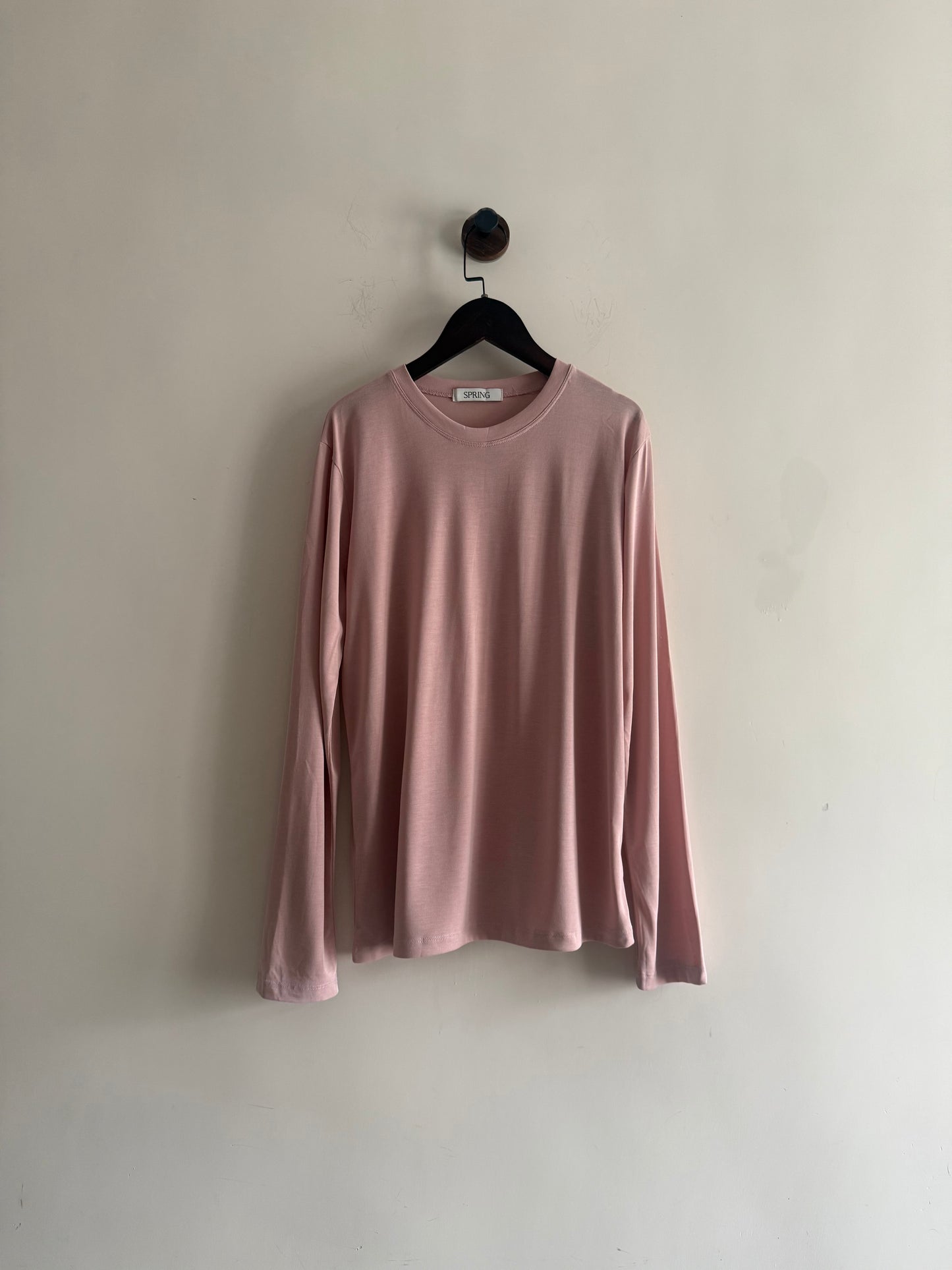 year end sale-essential basic tee(white/pink)