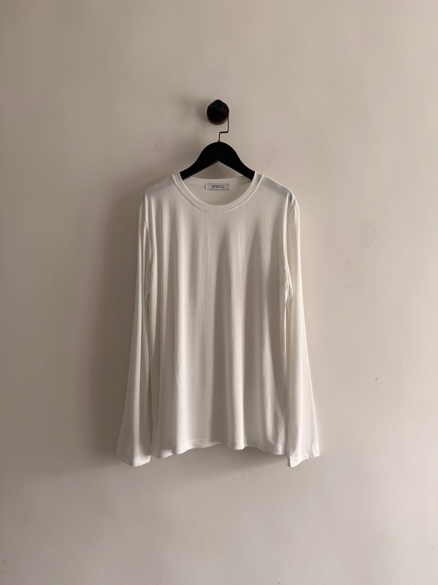 year end sale-essential basic tee(white/pink)
