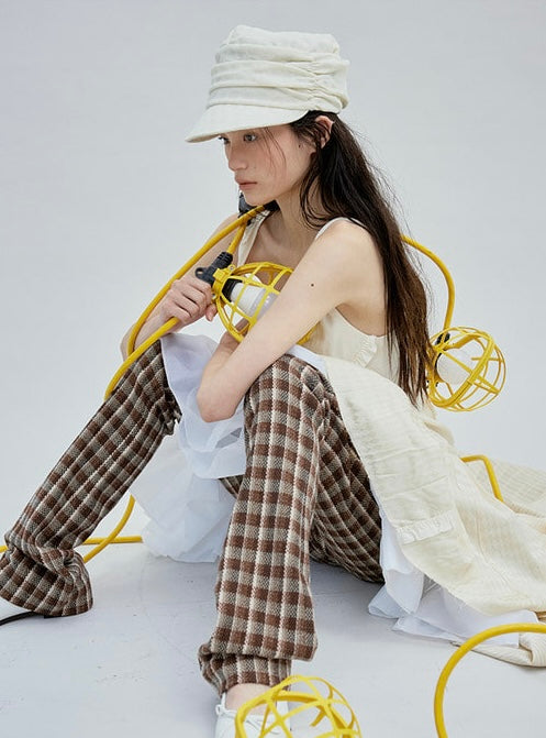 韓國代購：AWESOME NEEDS BELLBOY CAP DRAPE (CREAM/BEIGE/NAVY/BLACK/DOT BLACK)