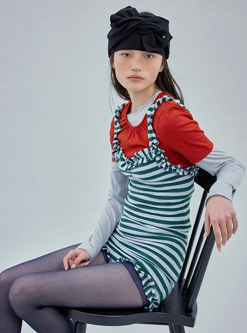 韓國代購：AWESOME NEEDS BOW HAIR BAND(GREIGE/KHAKI/BROWN/BLACK)