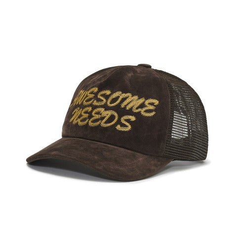 韓國代購：AWESOME NEEDS TRUCKER CAP(WHITE/BROWN/BLACK)