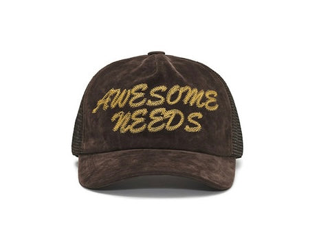 韓國代購：AWESOME NEEDS TRUCKER CAP(WHITE/BROWN/BLACK)