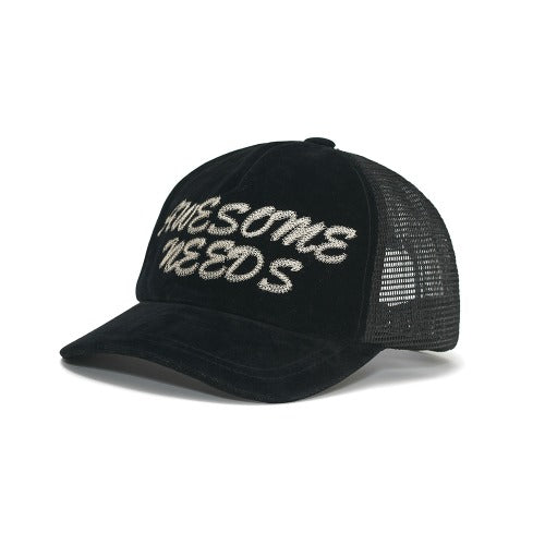 韓國代購：AWESOME NEEDS TRUCKER CAP(WHITE/BROWN/BLACK)