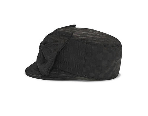 韓國代購：AWESOME NEEDS BELL BOY CAP RIBBON(DOT BLACK/DOT CREAM)