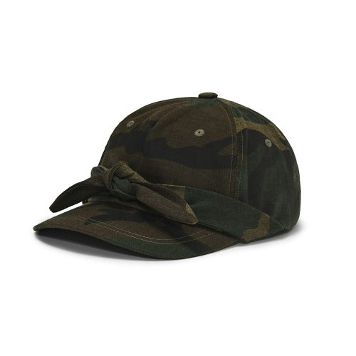 韓國代購：AWESOME NEEDS SIGNATURE CAP BOW(CAMO BROWN/CAMO NAVY)