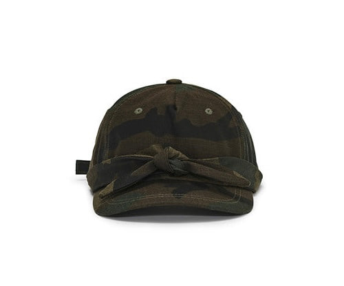 韓國代購：AWESOME NEEDS SIGNATURE CAP BOW(CAMO BROWN/CAMO NAVY)