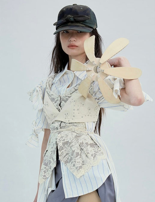 韓國代購：AWESOME NEEDS SIGNATURE CAP BOW(CAMO BROWN/CAMO NAVY)