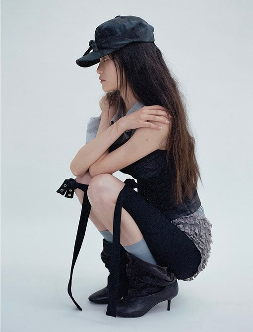 韓國代購：AWESOME NEEDS SIGNATURE CAP BOW(CAMO BROWN/CAMO NAVY)