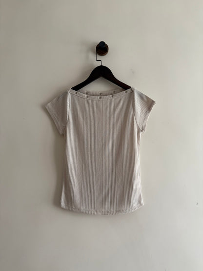 wide neck tee (white/grey/beige/black)