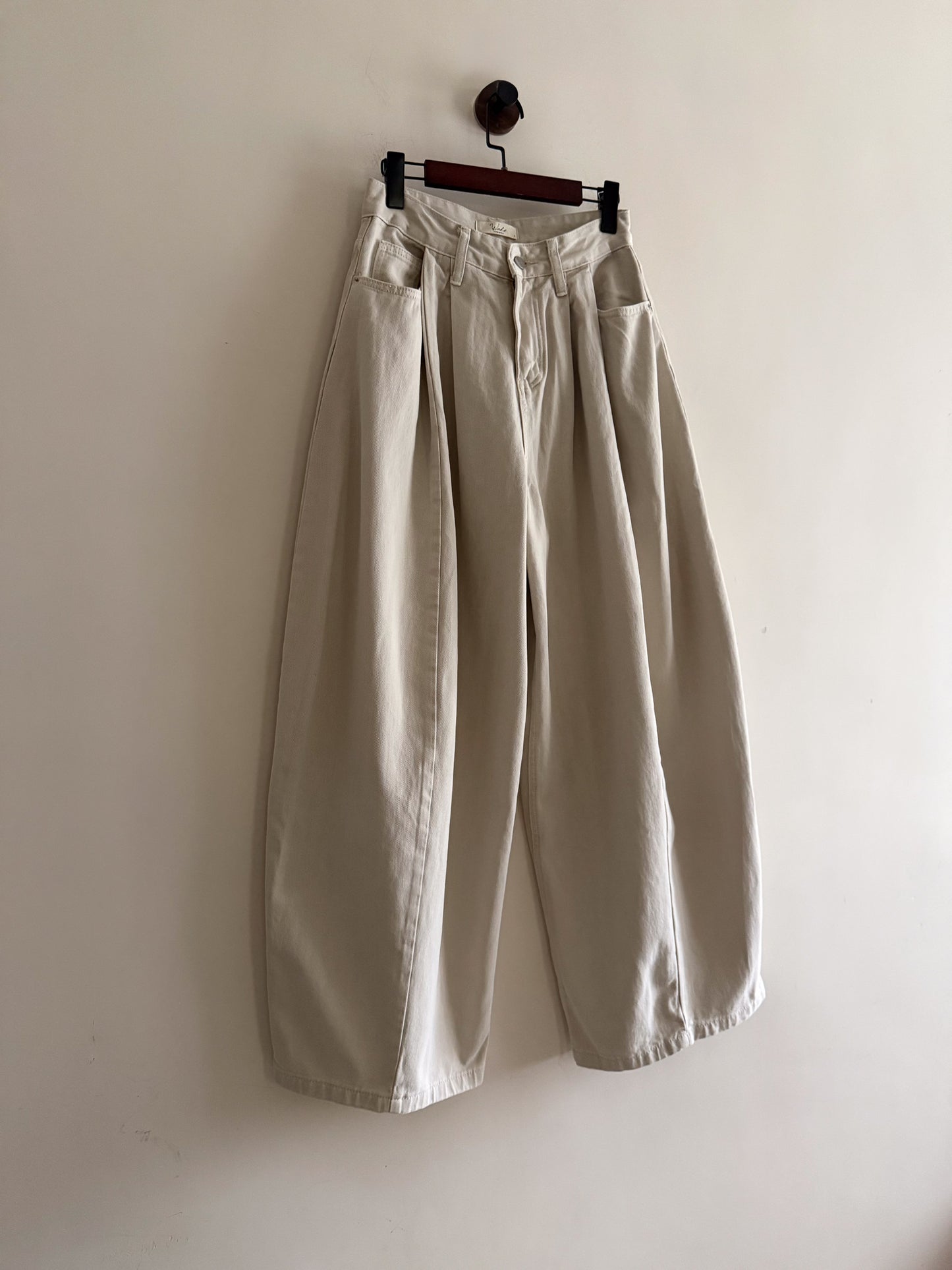 balloon jeans(beige/blue/white)
