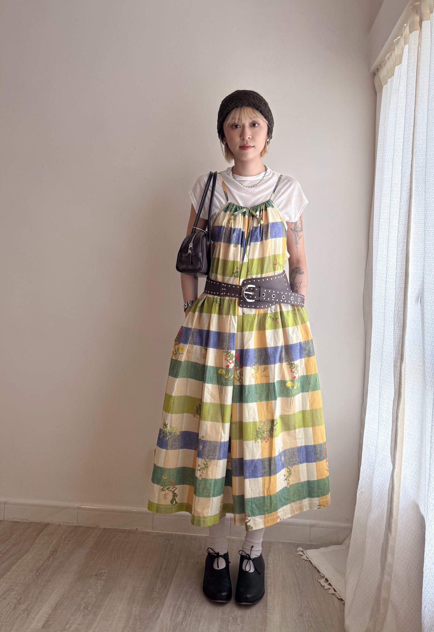 picnic dress(green/blue) 店主推介！高質 兩色現貨