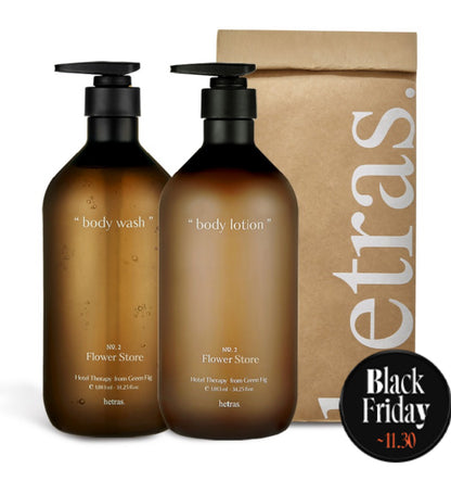 韓國代購：Hetras Hotel Therapy Body Care Set (body wash+body lotion) (Black Friday til 30/11 8PM)