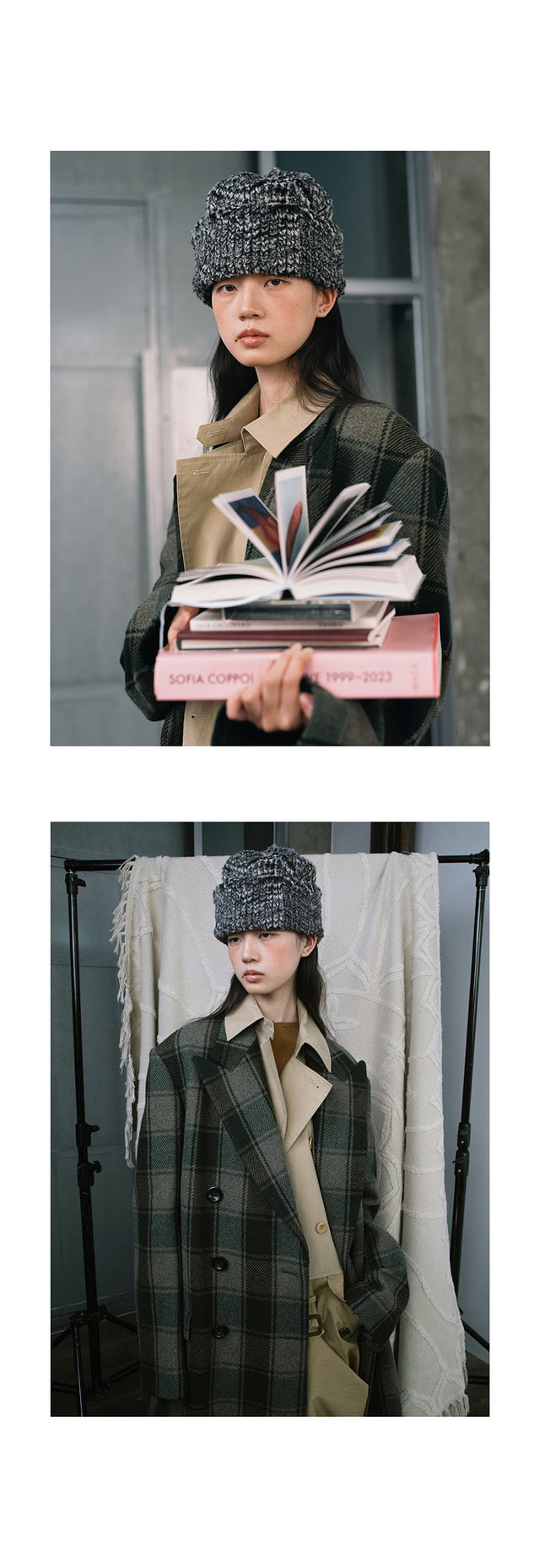 韓國代購：AWESOME NEEDS SUGARLOAF HAT (RIB CREAM/RIB CHARCOAL/RIB BLACK) <限時新貨9折優惠1/12 10PM截單>