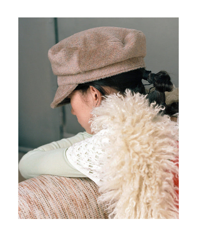 韓國代購：AWESOME NEEDS MODS CAP (WOOL BEIGE/WOOL BLACK) <限時新貨9折優惠1/12 10PM截單>