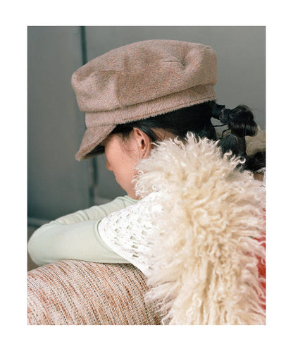 韓國代購：AWESOME NEEDS MODS CAP (WOOL BEIGE/WOOL BLACK) <限時新貨9折優惠1/12 10PM截單>