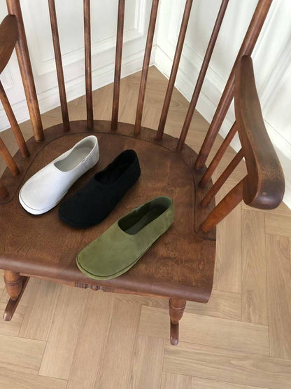 Round Toe Shoes（Green/Black)（230-250）PRE ORDER