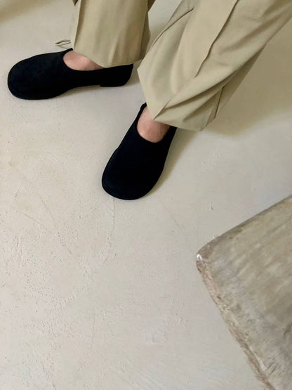 Round Toe Shoes（Green/Black)（230-250）PRE ORDER