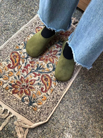 Round Toe Shoes（Green/Black)（230-250）PRE ORDER