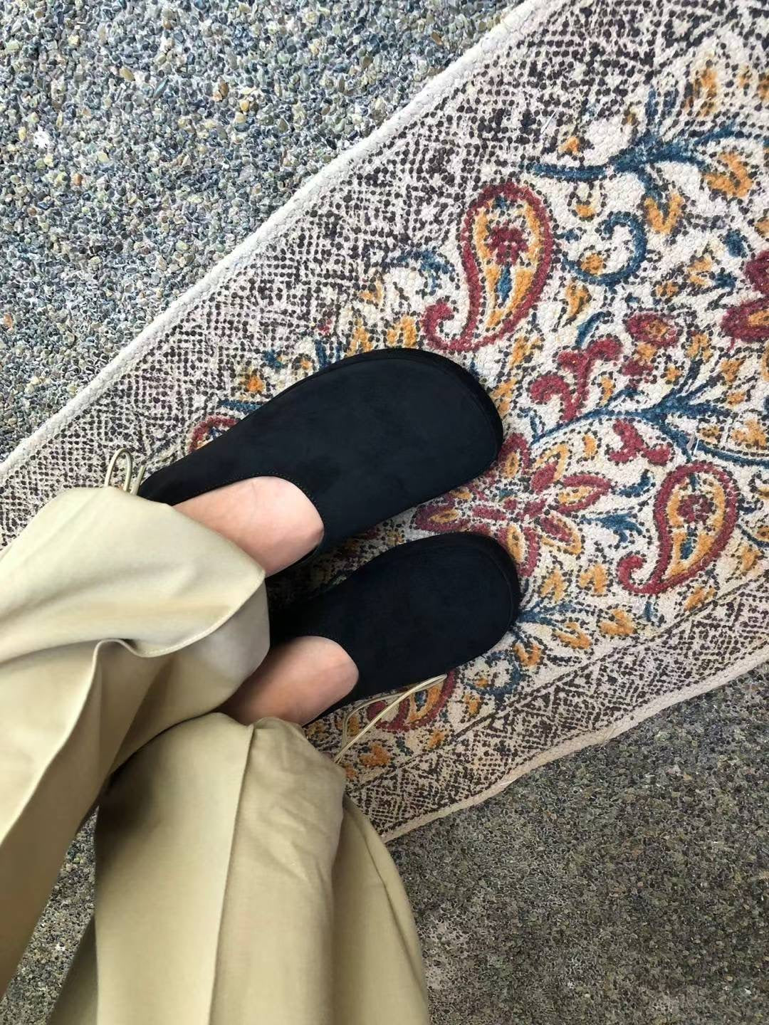 Round Toe Shoes（Green/Black)（230-250）PRE ORDER