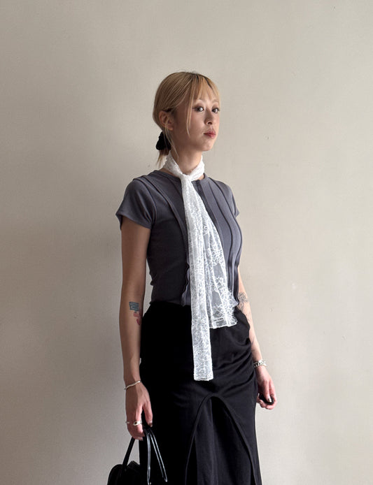 slim cut tee (grey/white/black)