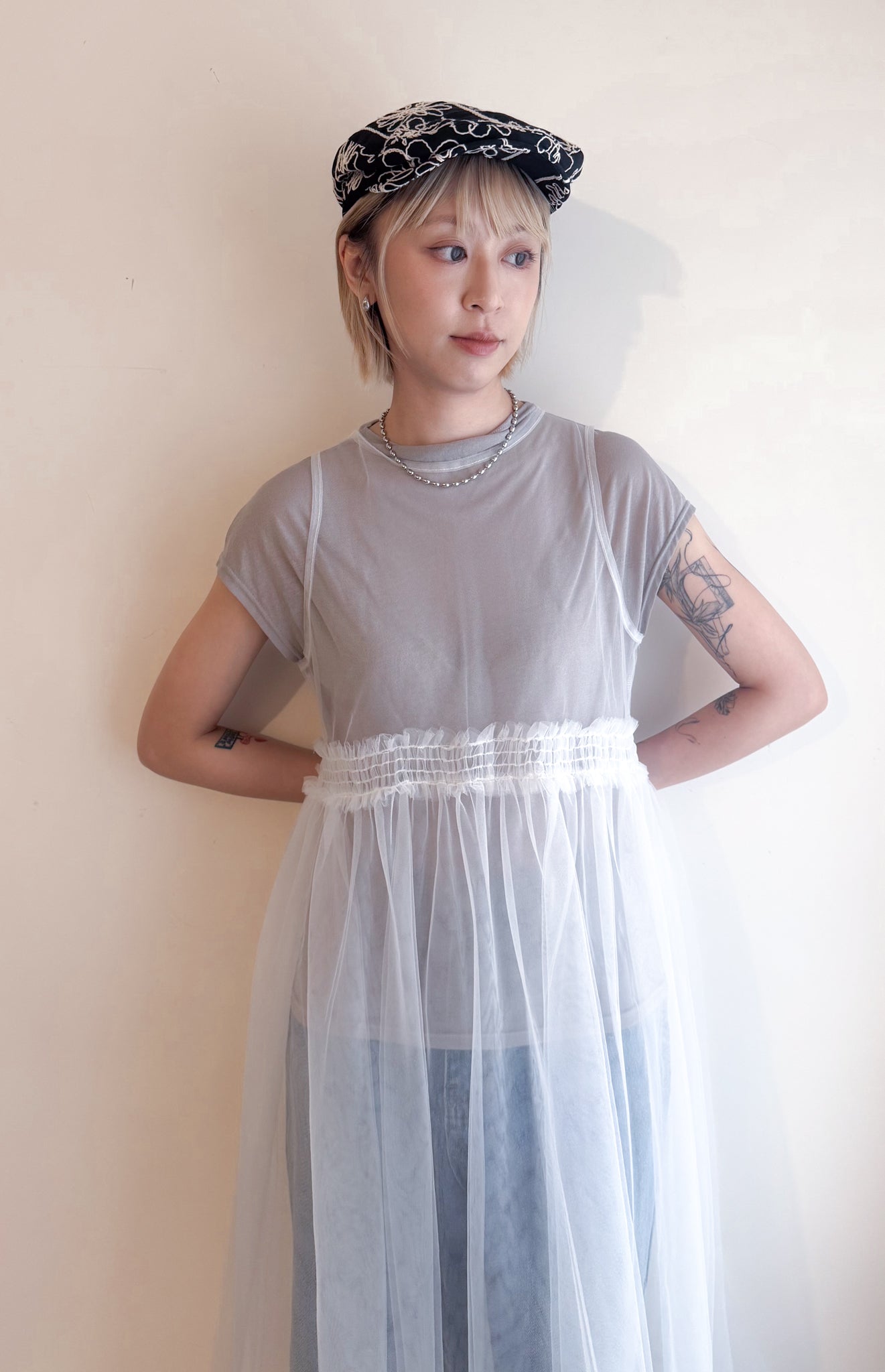 sheer ops(white/grey/black)