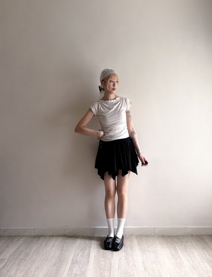 wide neck tee (white/grey/beige/black)