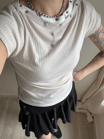 wide neck tee (white/grey/beige/black)
