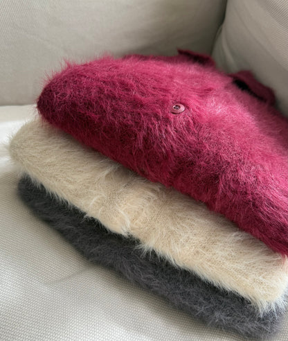 momo knit top (red/grey/ivory) 少量現貨