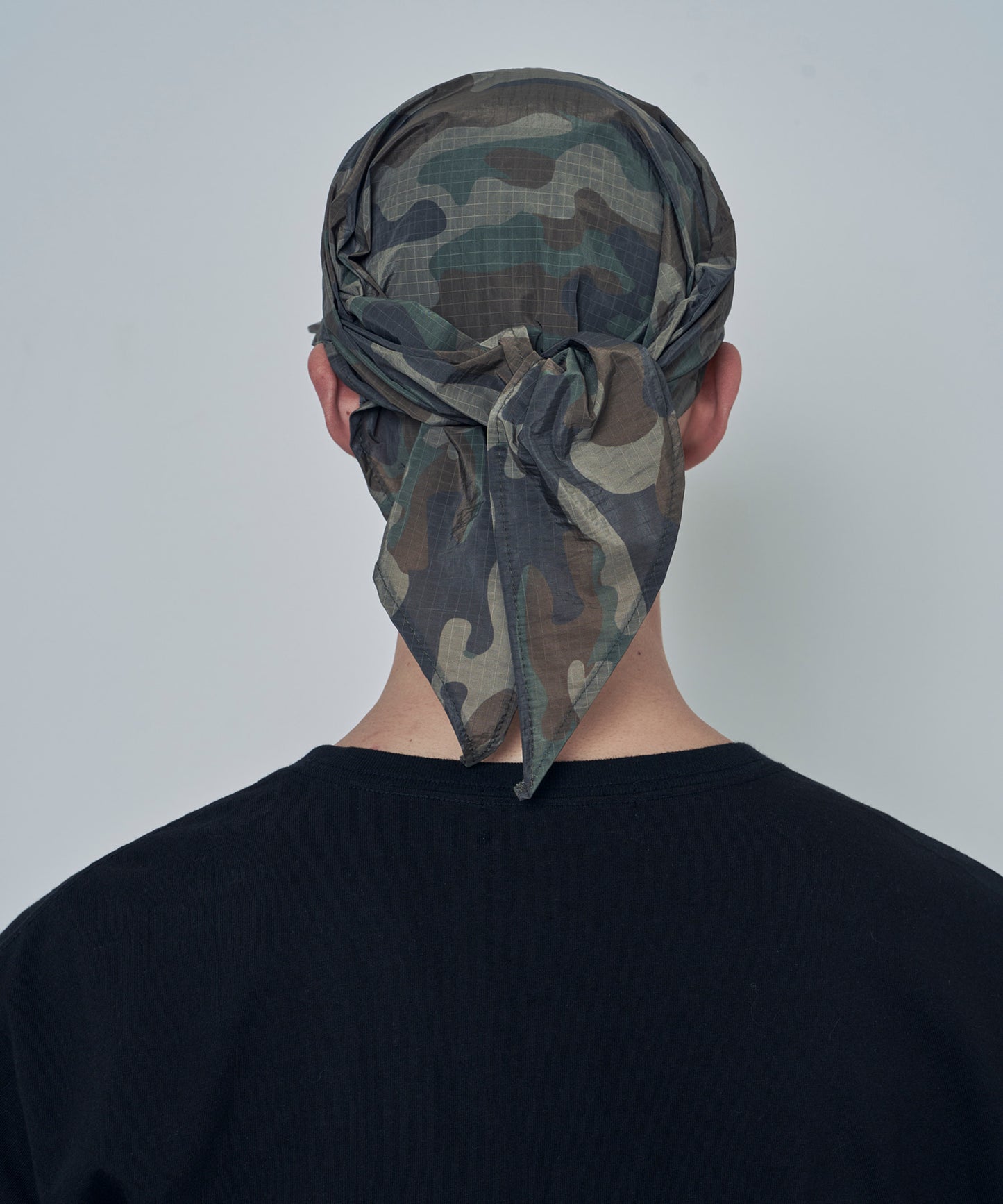 （韓國代購）LSC SEERSUCKER SCARF BANDANNA CAP (black/navy/sky blue/camo)