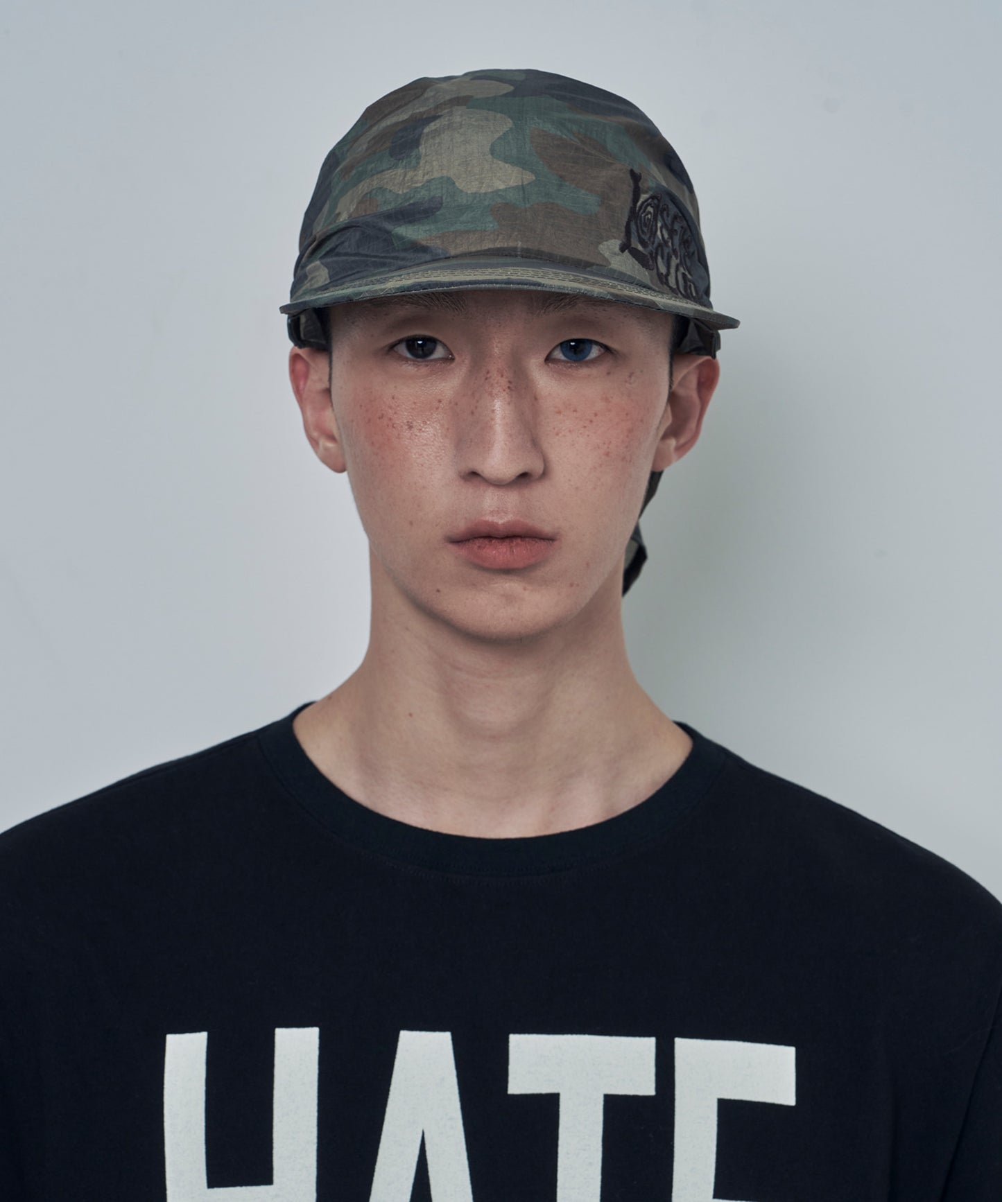（韓國代購）LSC SEERSUCKER SCARF BANDANNA CAP (black/navy/sky blue/camo)