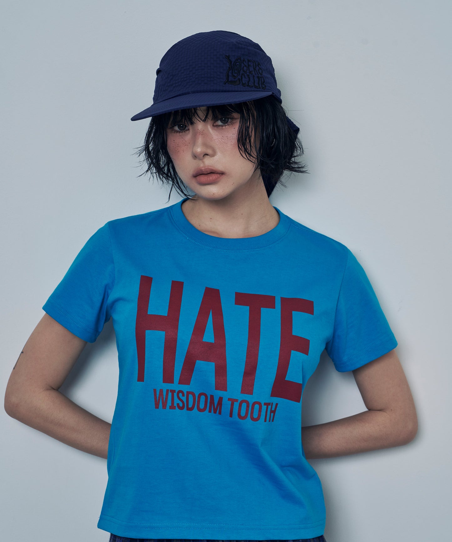（韓國代購）LSC SEERSUCKER SCARF BANDANNA CAP (black/navy/sky blue/camo)