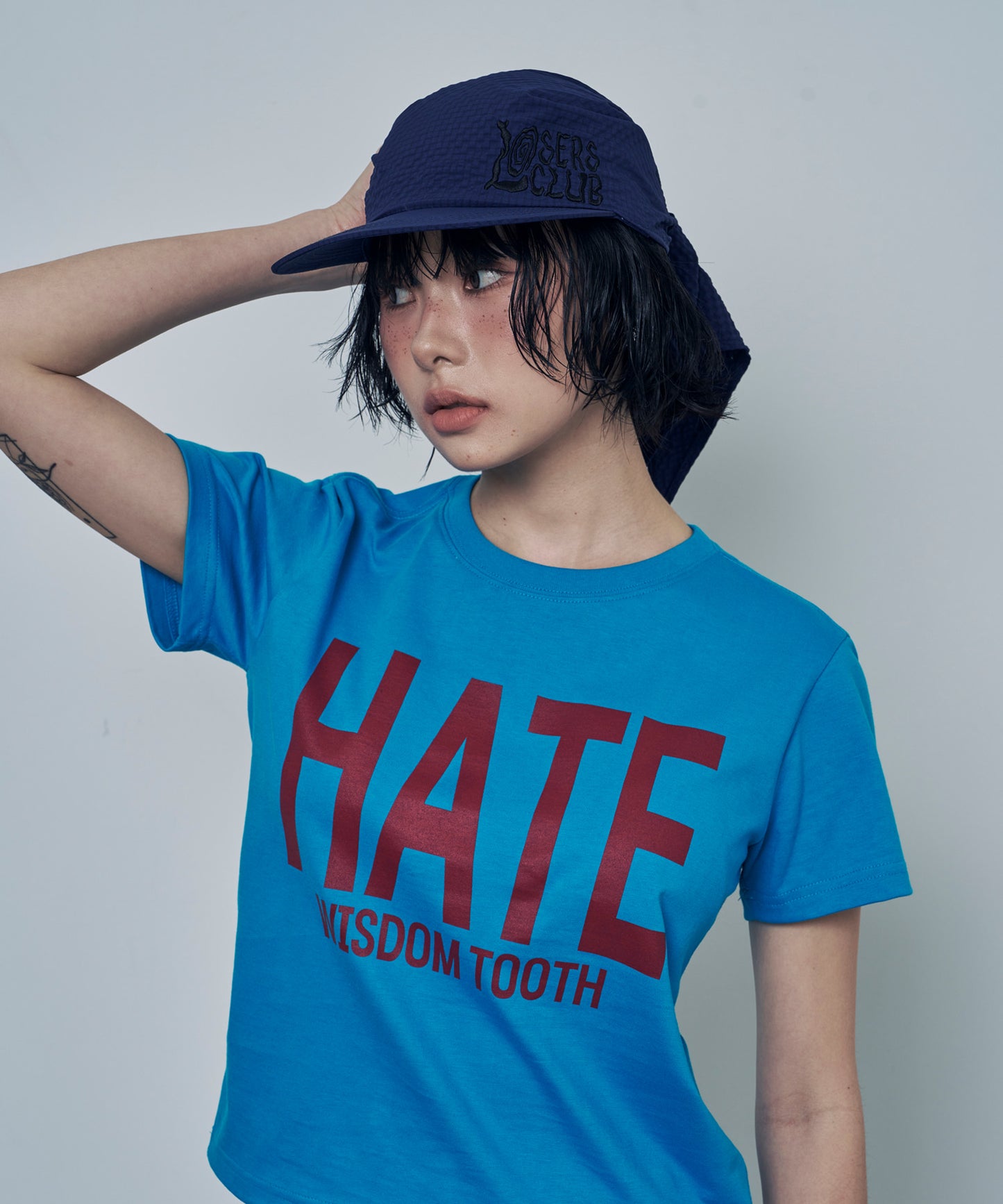 （韓國代購）LSC SEERSUCKER SCARF BANDANNA CAP (black/navy/sky blue/camo)