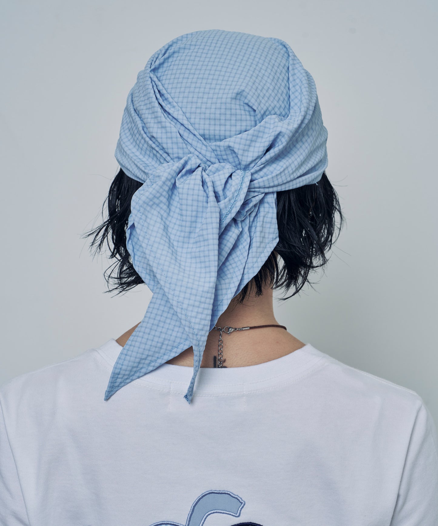 （韓國代購）LSC SEERSUCKER SCARF BANDANNA CAP (black/navy/sky blue/camo)