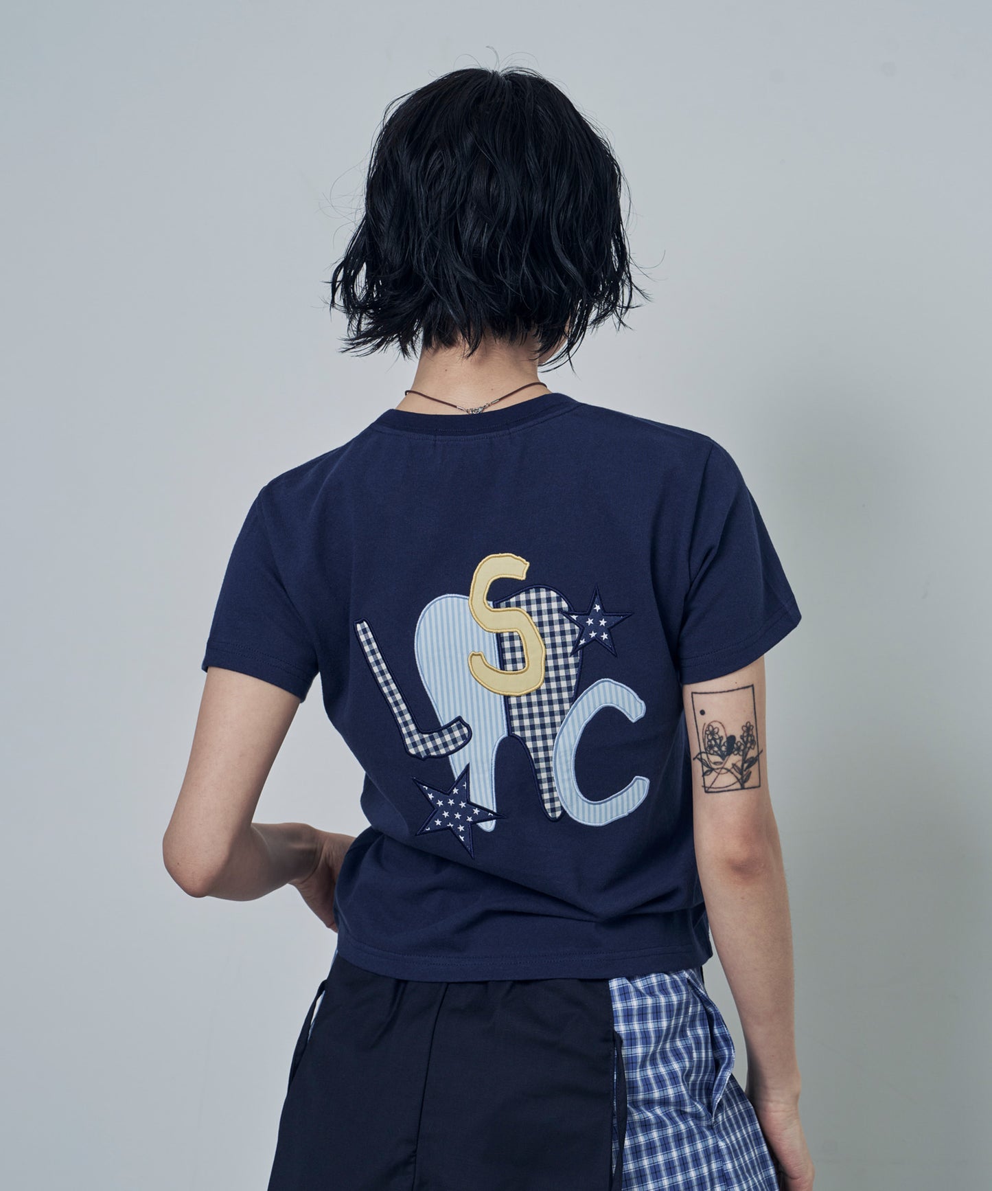 (韓國代購) LOSERSCLUB LSC TH APPLIQUE LOGO TEE (navy)
