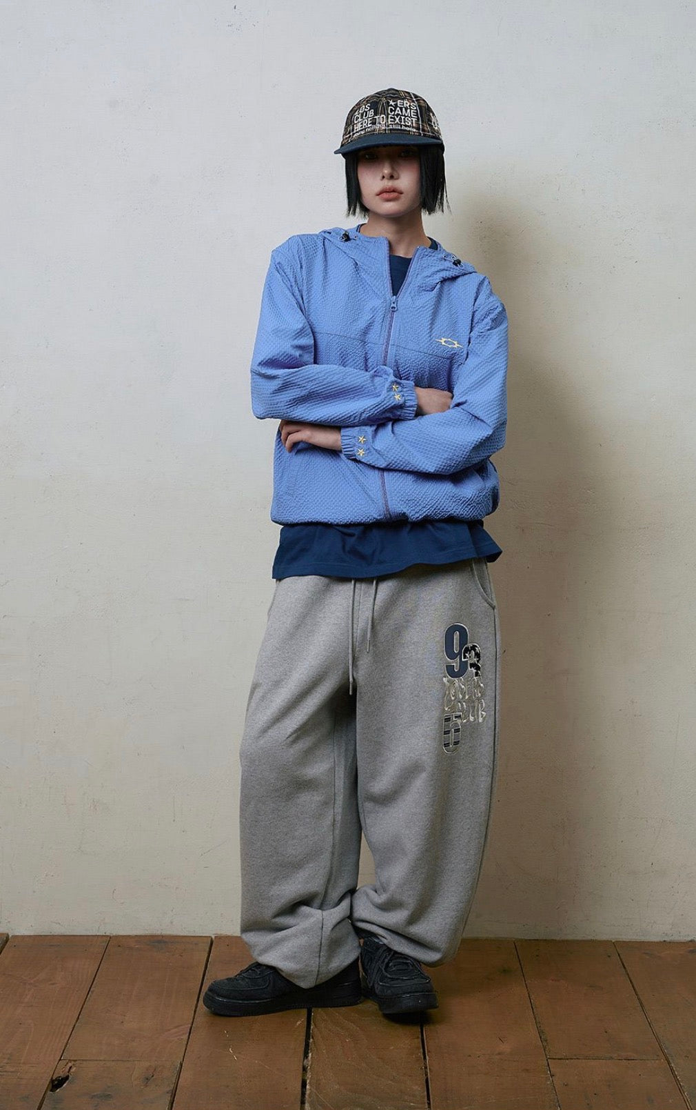 （韓國代購）LOSERSCLUB LSC LOGO WASHED TWO TONE CAP (CHECK)