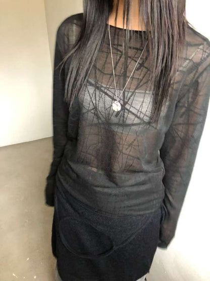 grain tee(black/grey/white) (PRE-ORDER)